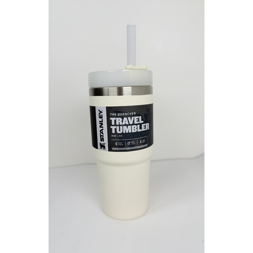 Stanley The Flowstate Quencher H2.0 14oz Tumbler Cream - NEW